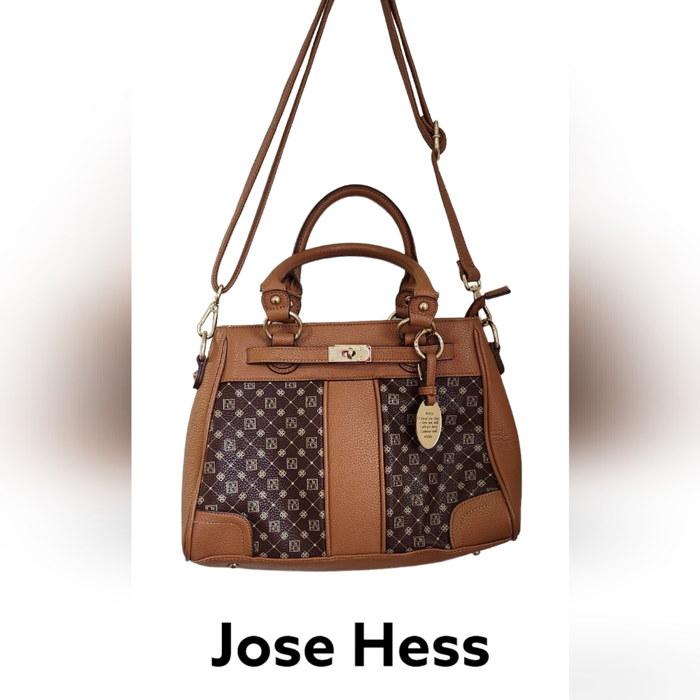 Jose Hess shoulder handbag. Size 14 X 10"   #betty#willie